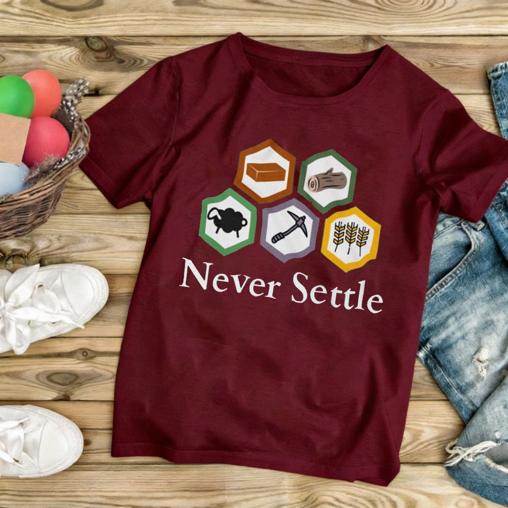 Футболка Never Settle Catan в  – обзор и цена Board Game Catan